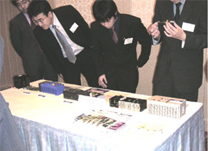 Display of products by corporate members
